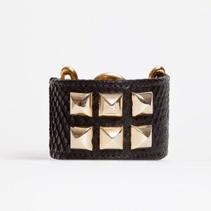 NEW- Genuine Leather Studded Cuff
